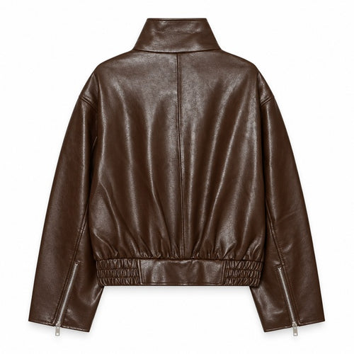 Brown asymmetric-zip bomber back
