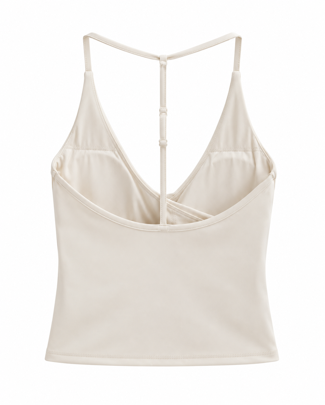 Ivory Bellinna Wrap Camisole Top — back view